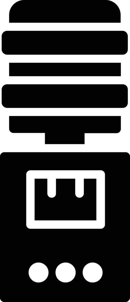 Wasserspender-Glyphe-Symbol vektor