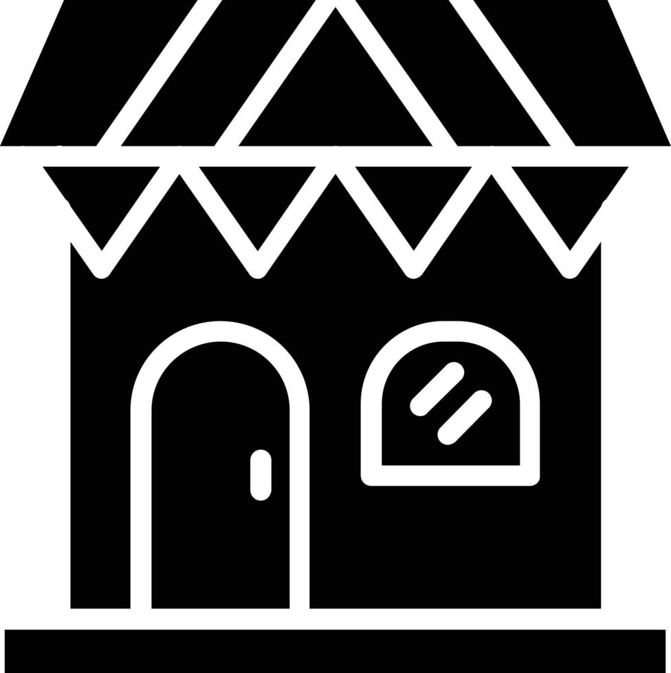 Shop-Glyphe-Symbol vektor