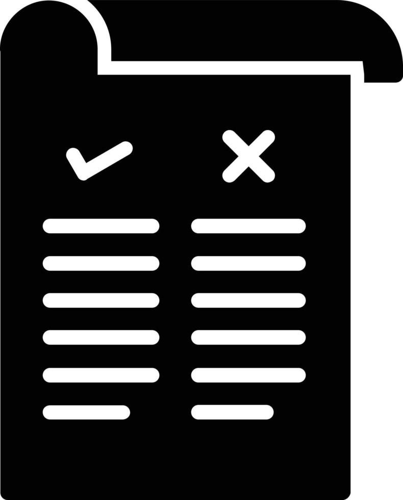 Symbol für Vor- und Nachteile vektor