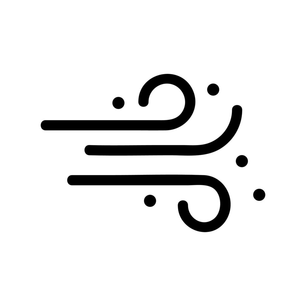 lukten av ikonvektorn. isolerade kontur symbol illustration vektor