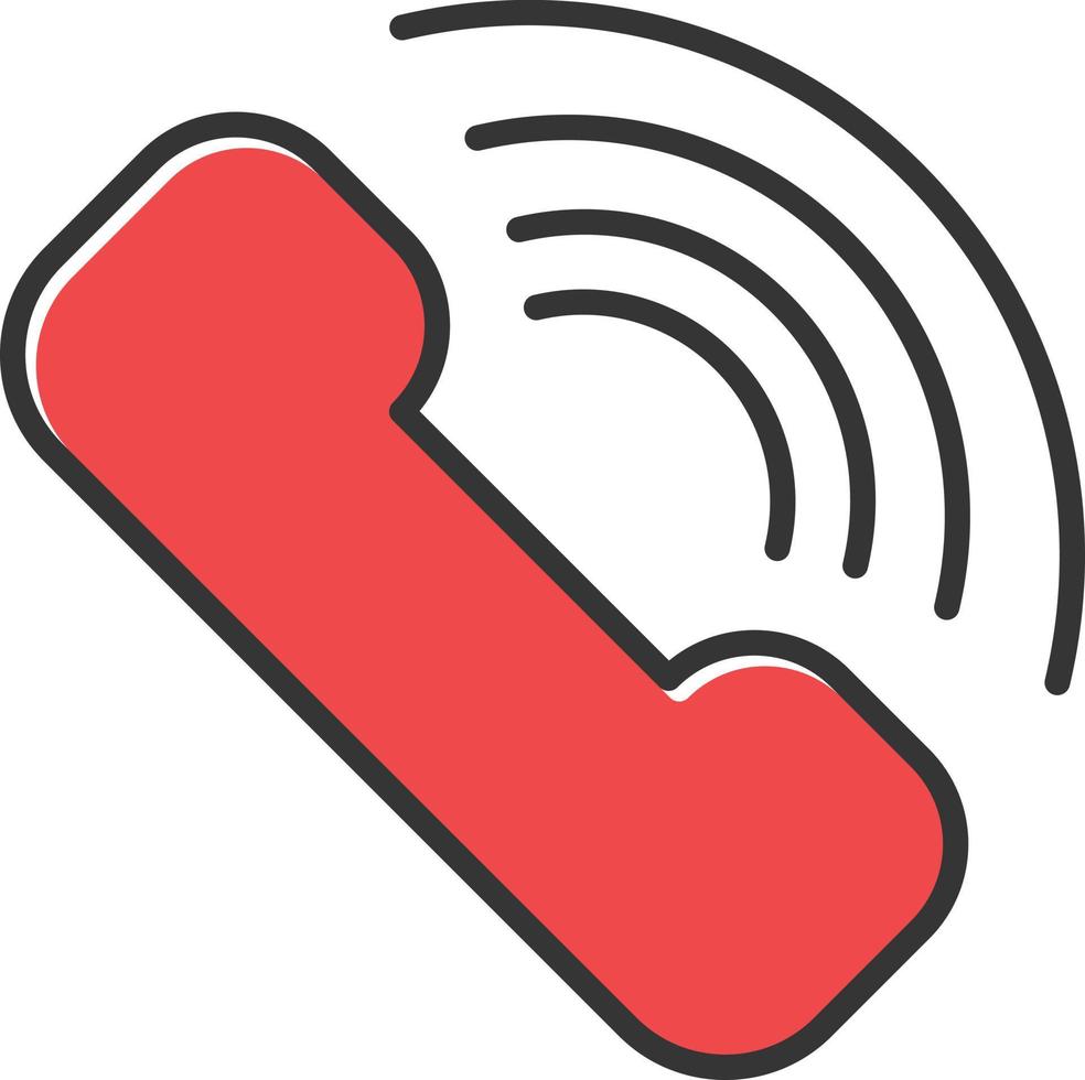 telefon med signal fylld ikon vektor