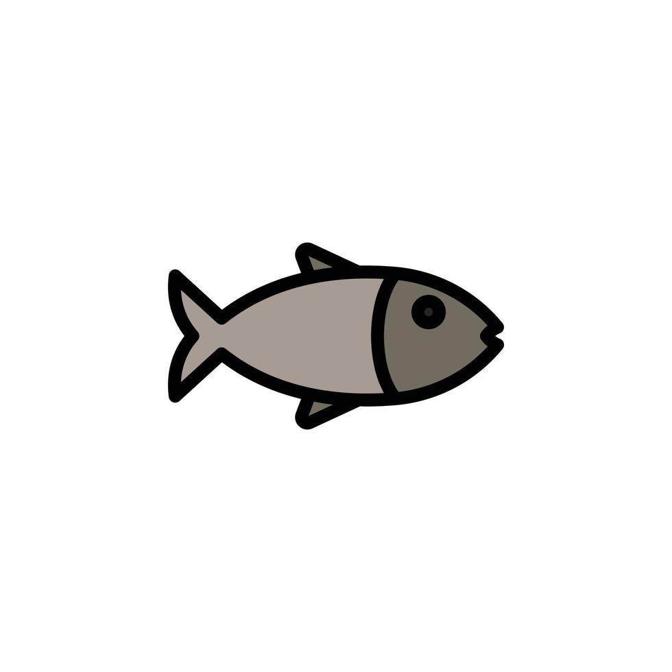 Fischvektor für Website-Symbol-Icon-Präsentation vektor
