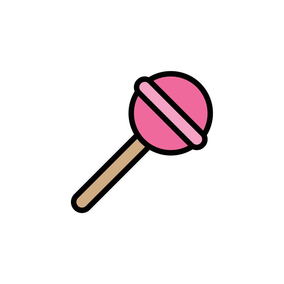 Süßigkeiten-Vektor für Website-Symbol-Icon-Präsentation vektor