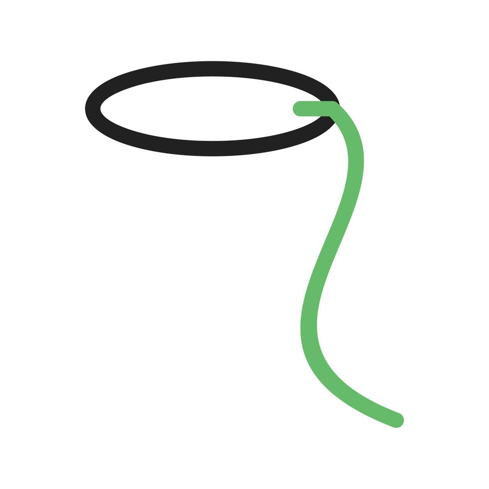 rep linje grön och svart ikon vektor