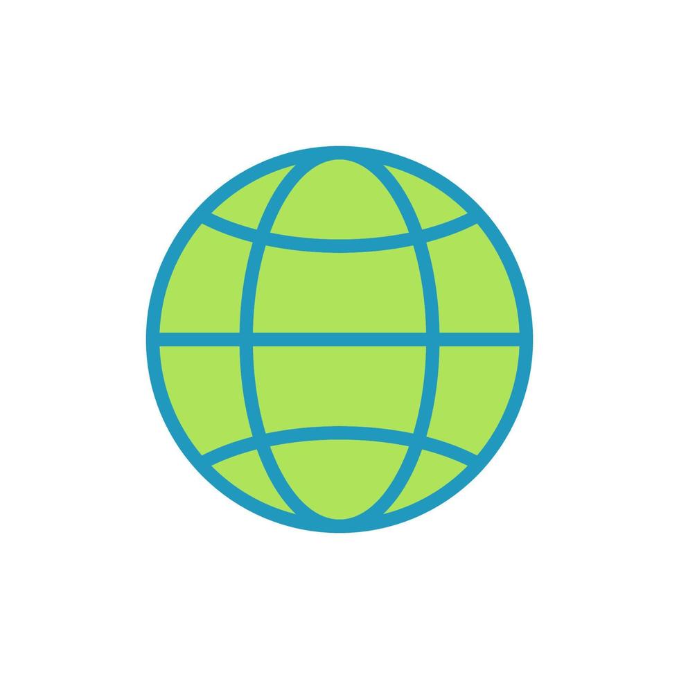 Globussymbol eps 10 vektor