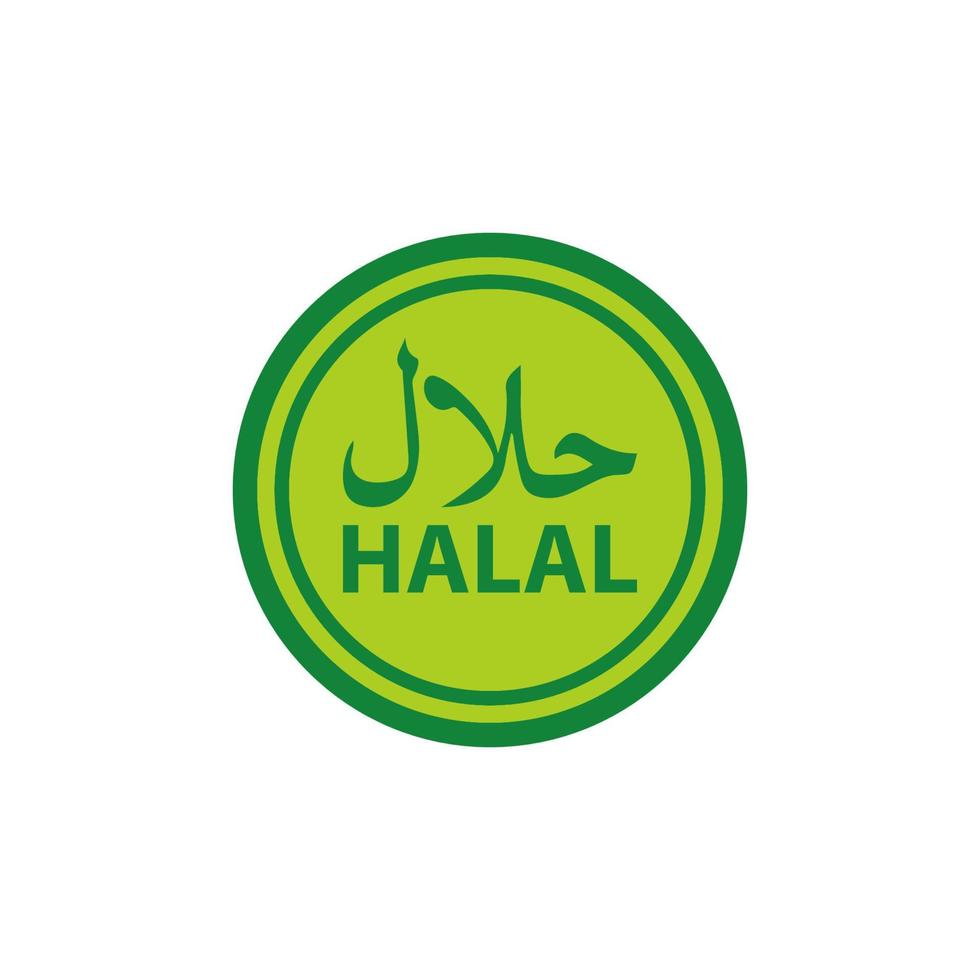 Halal-Symbol eps 10 vektor