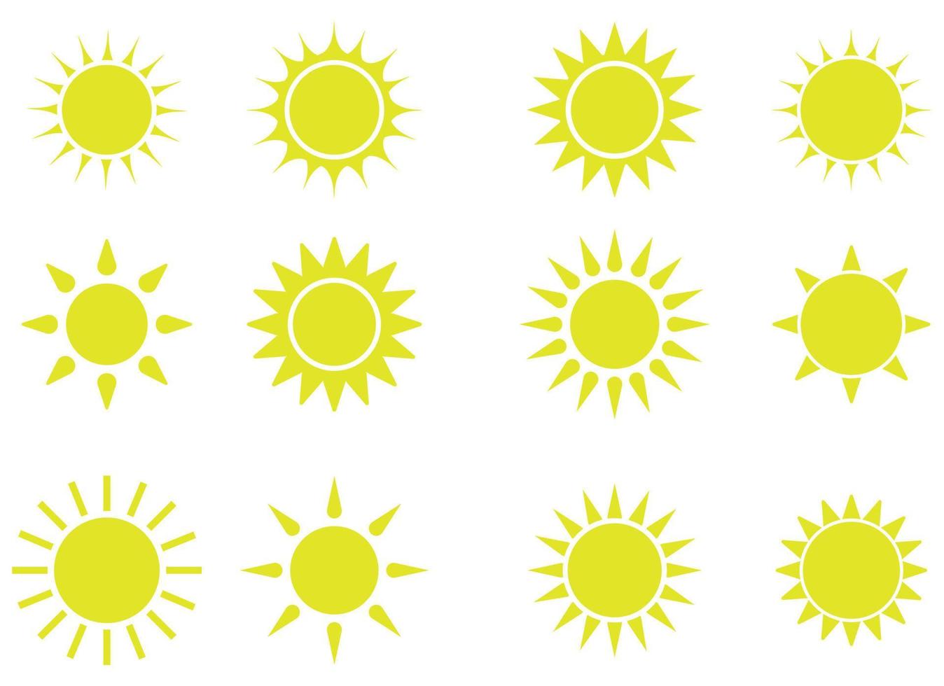 Sonne-Clipart-Illustration vektor