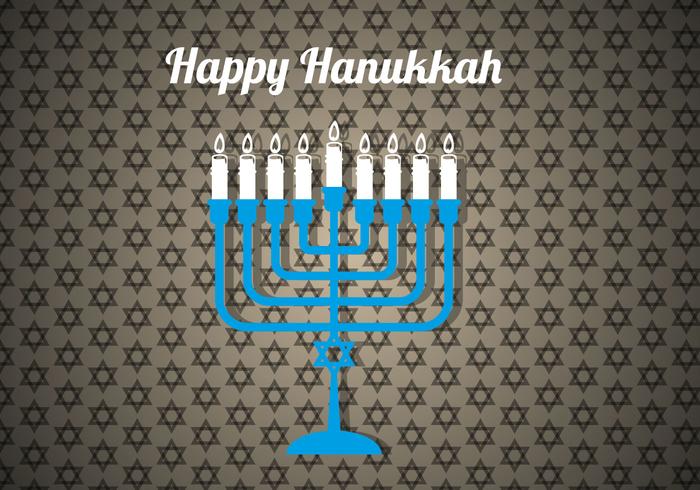 Gratis Glad Hanukkah Vector