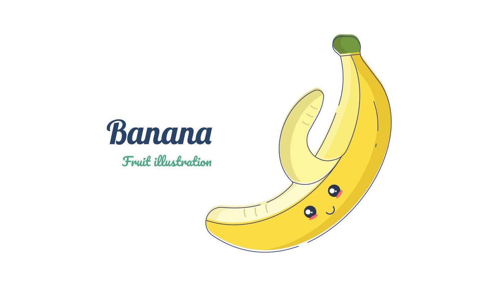 bananenillustrationsdesign vektor
