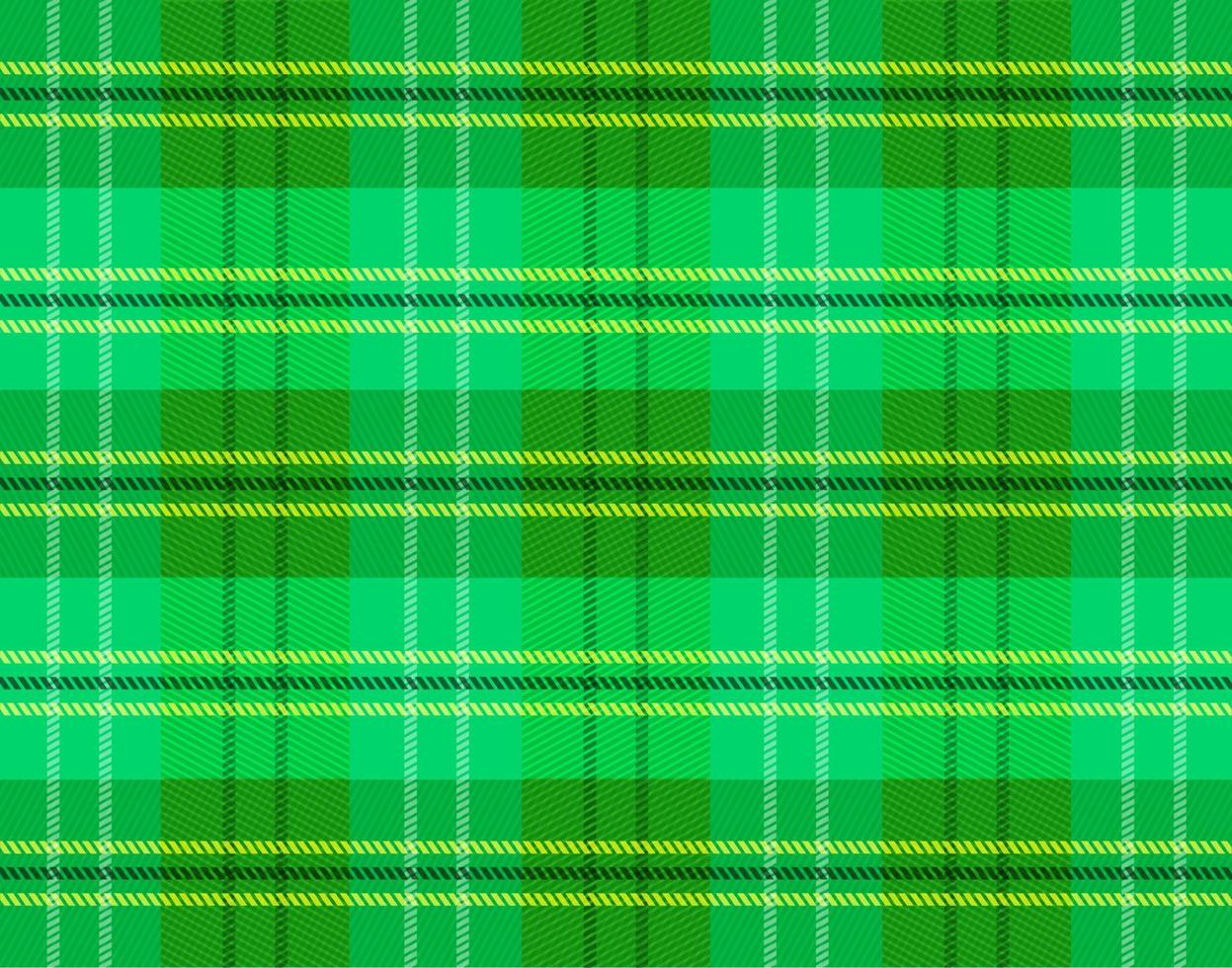 elegantes grünes Tartan-Plaid schottisches nahtloses Muster-Textur-Design vektor