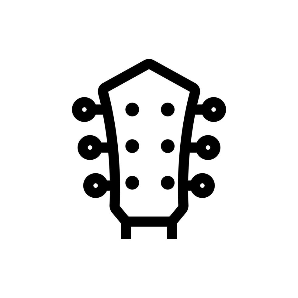 rockmusik ikon vektor. isolerade kontur symbol illustration vektor