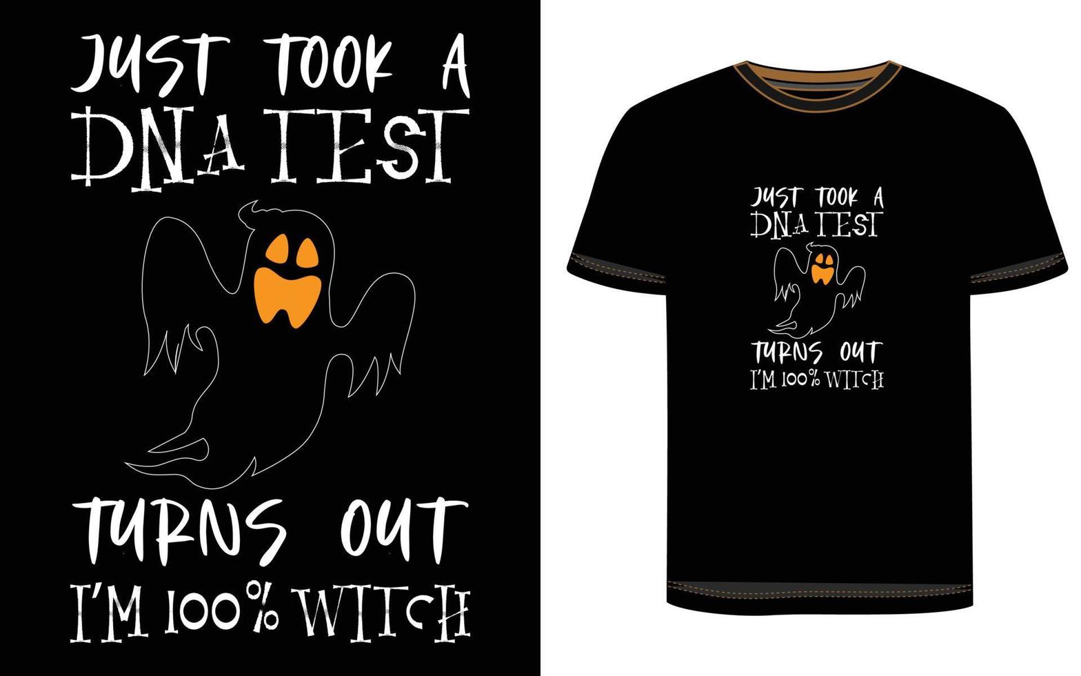 Halloween-T-Shirt-Design vektor