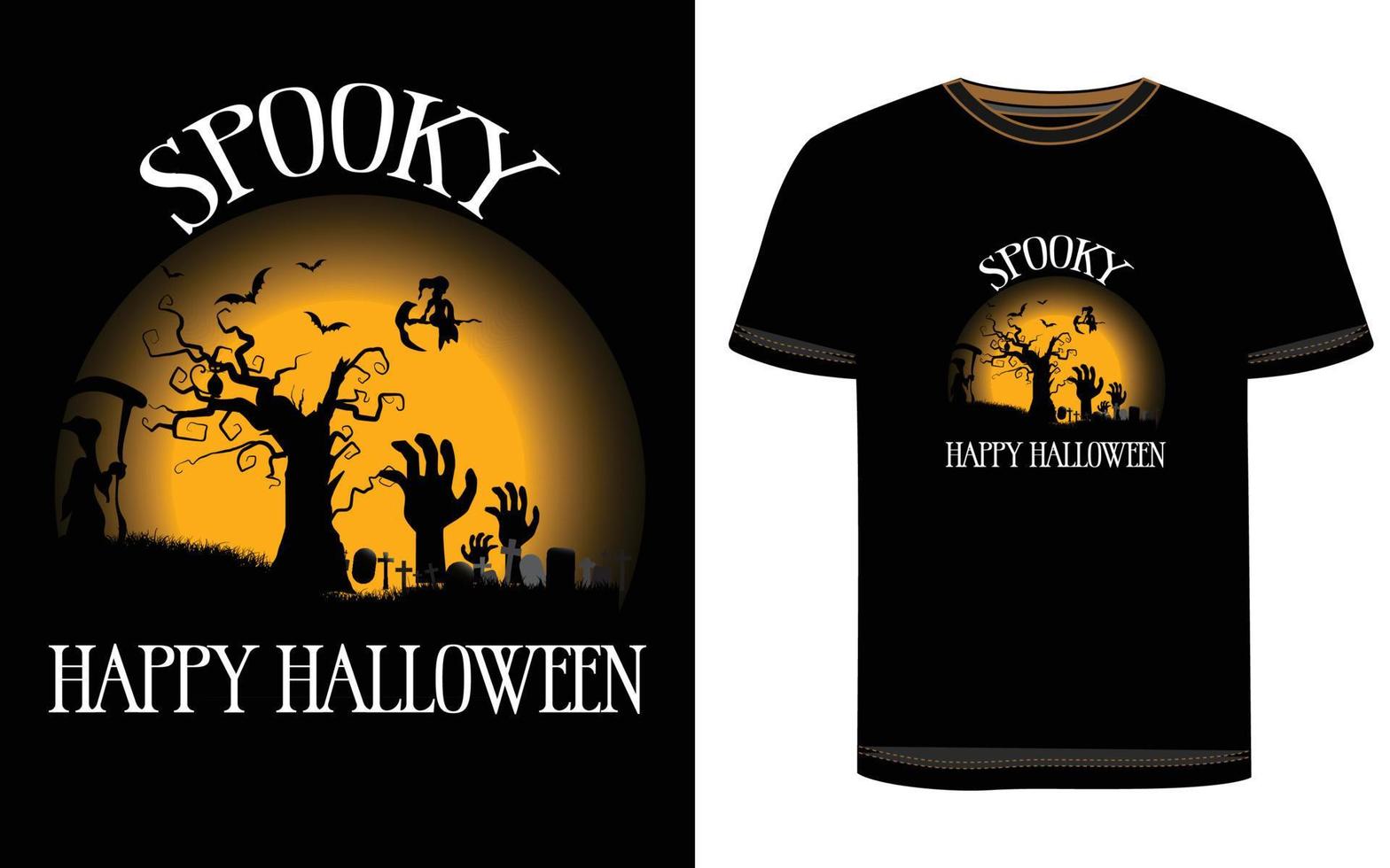 halloween t -shirt design vektor