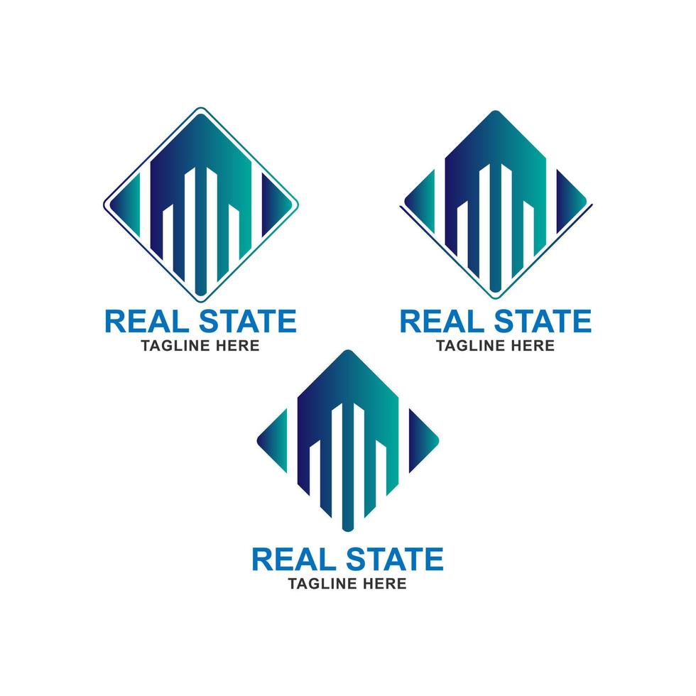 real state vektor logotypdesign