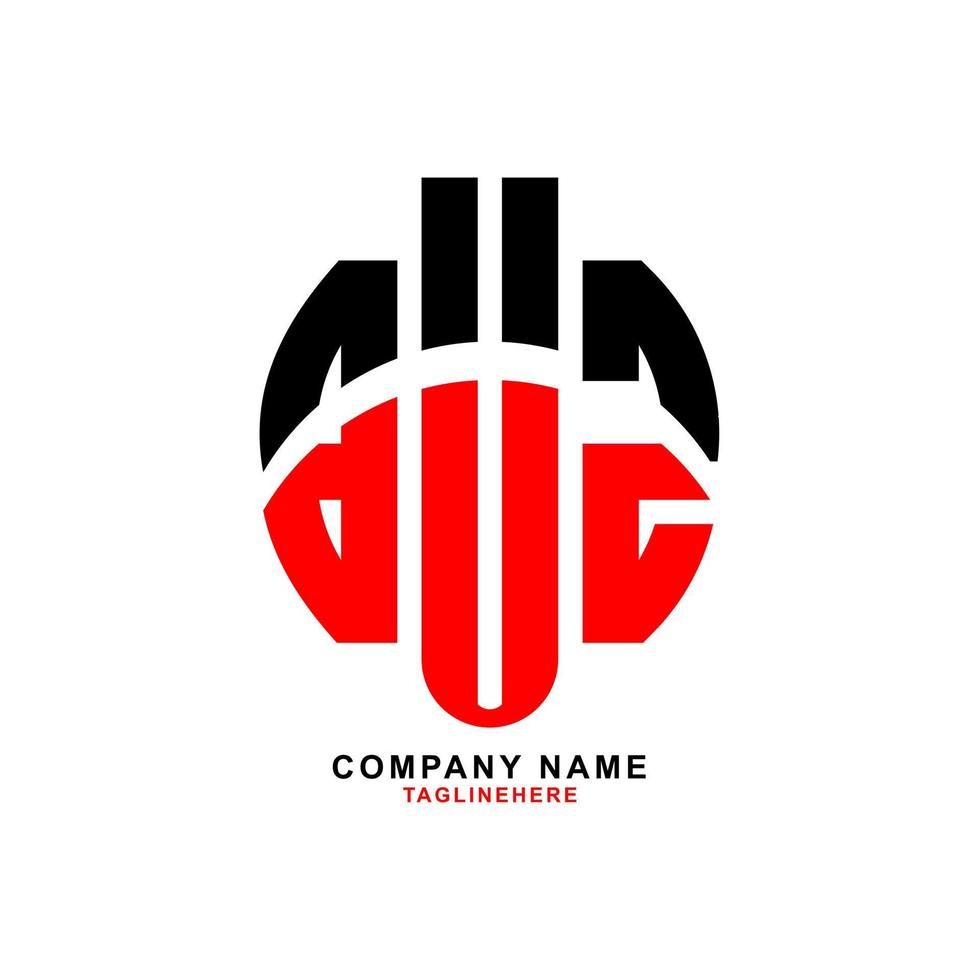 kreativ buz brev logotyp design med vit bakgrund vektor