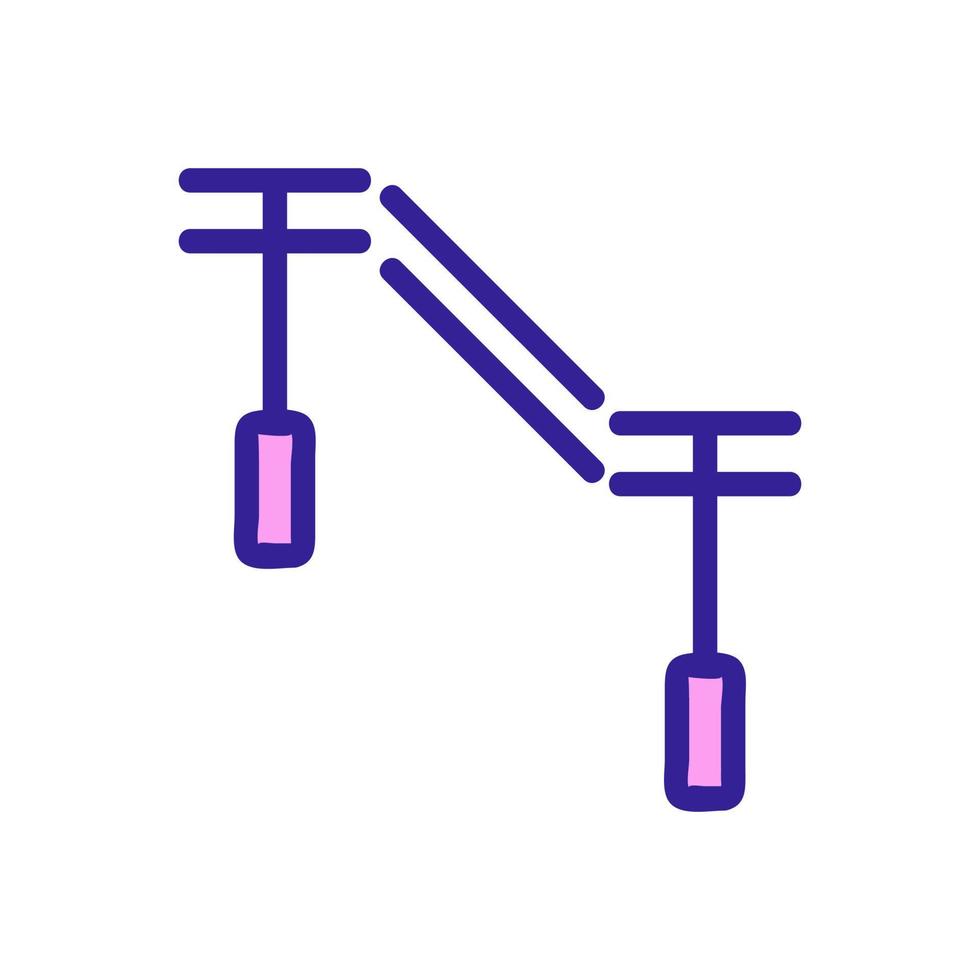 Mobilfunkmasten Symbol Vektor Umriss Illustration