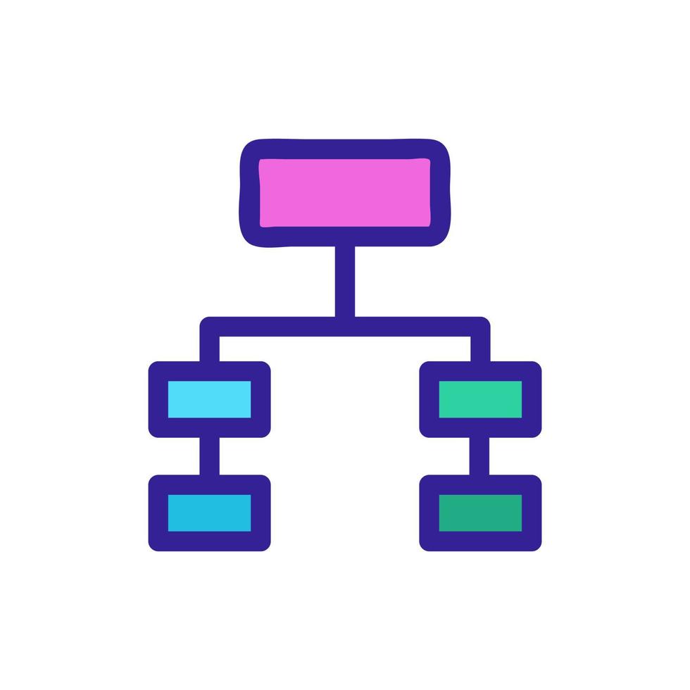 planering ikon vektor. isolerade kontur symbol illustration vektor