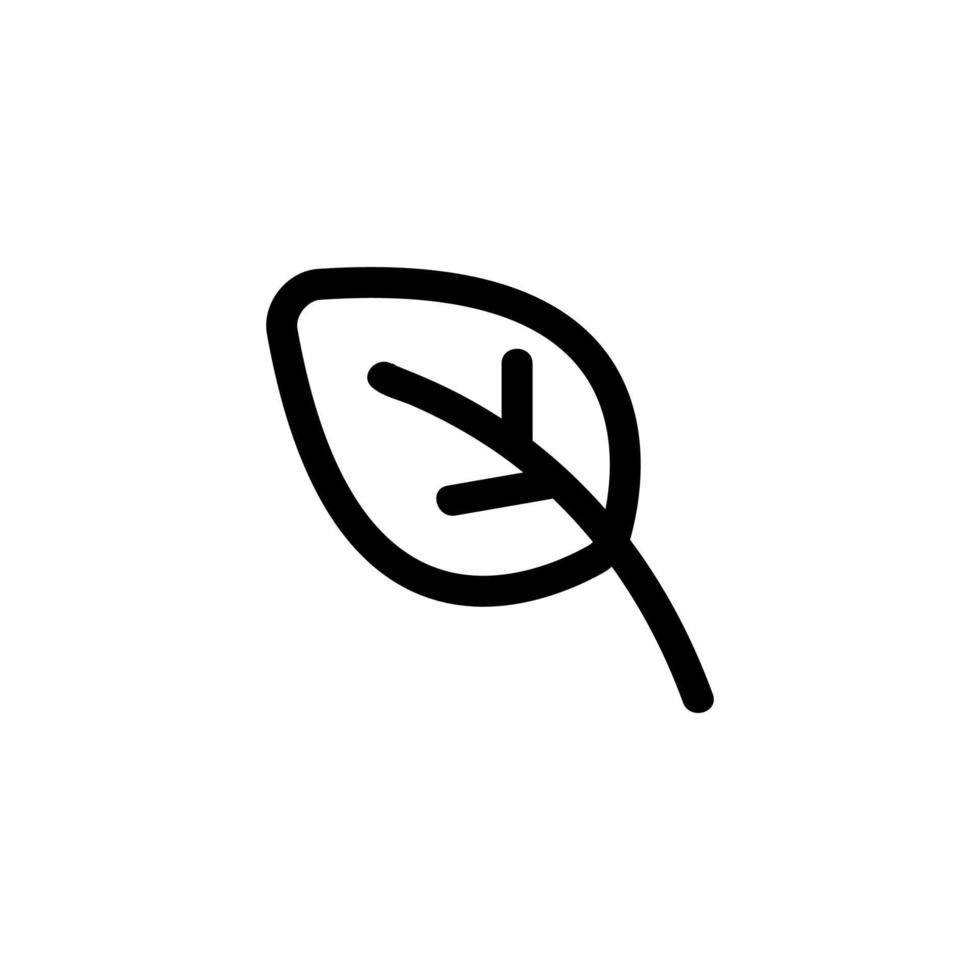 våren planta ikon vektor. isolerade kontur symbol illustration vektor