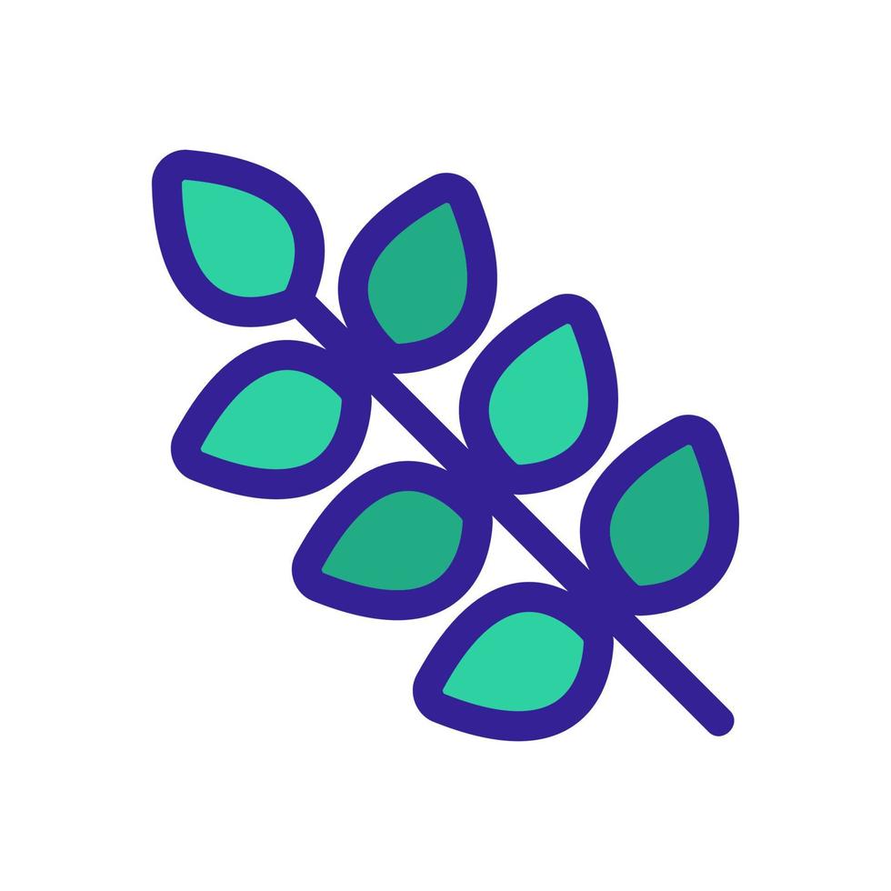 Blumen-Icon-Vektor. isolierte kontursymbolillustration vektor