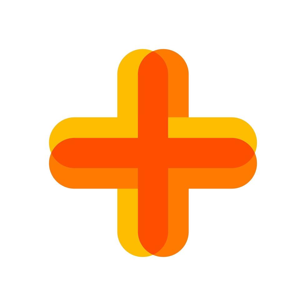 kors sjukhus logotyp vektor