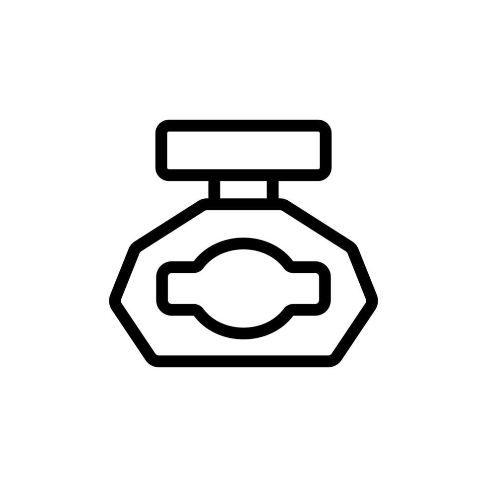 modern parfym ikon vektor. isolerade kontur symbol illustration vektor