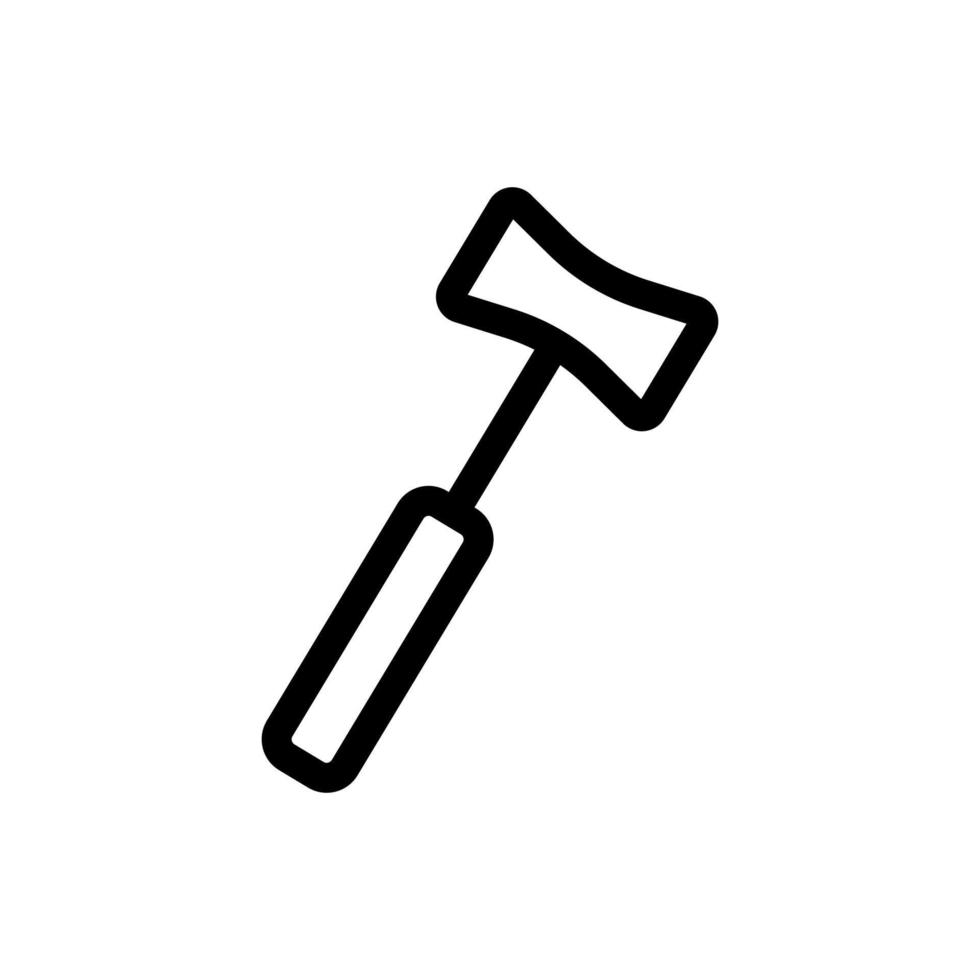 hammare läkare ikon vektor. isolerade kontur symbol illustration vektor