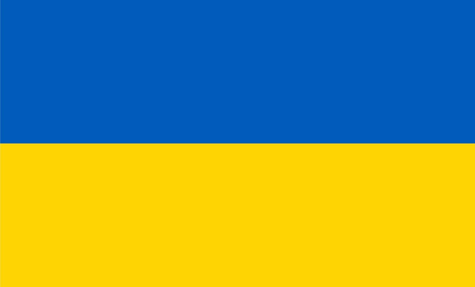 ukrainska flaggan, ukrainska flaggan av hög kvalitet vektor