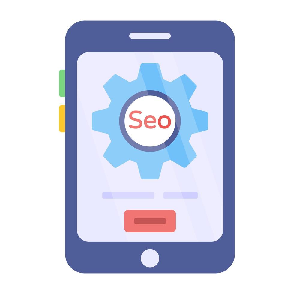 trendiges vektordesign des seo-managements vektor