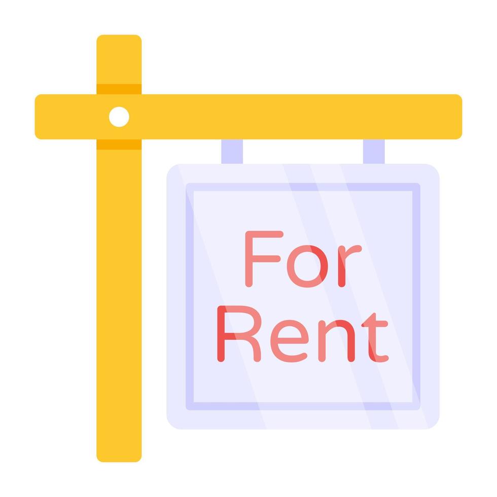Premium-Download-Symbol von Rent Board vektor