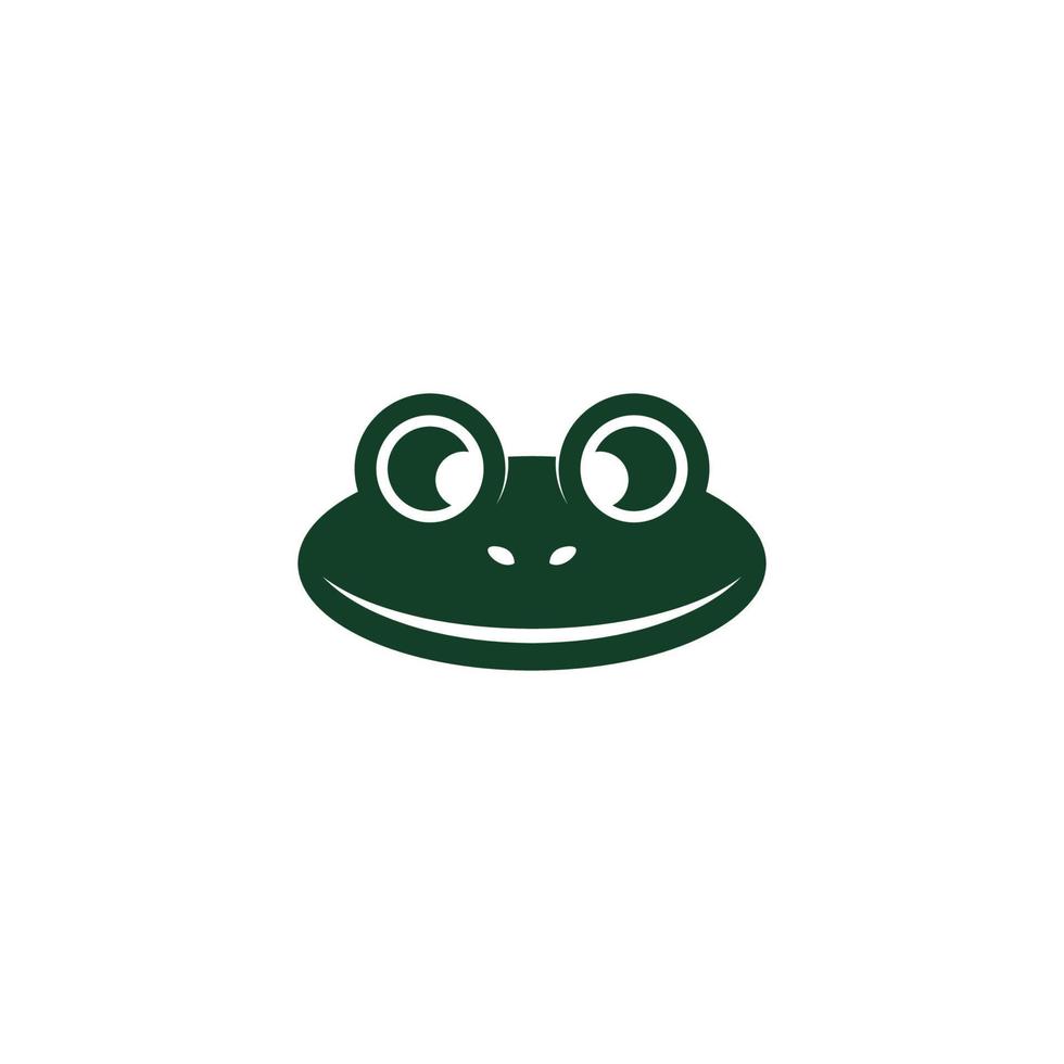 Frosch-Symbol-Logo-Design vektor