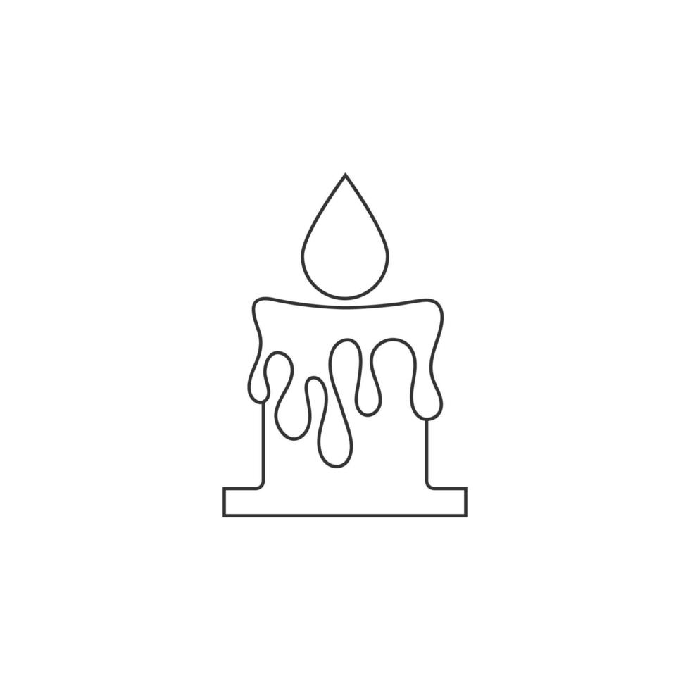 Kerzen-Icon-Design vektor