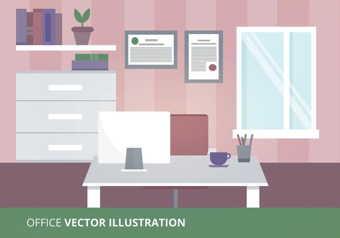 Kontor vektor illustration