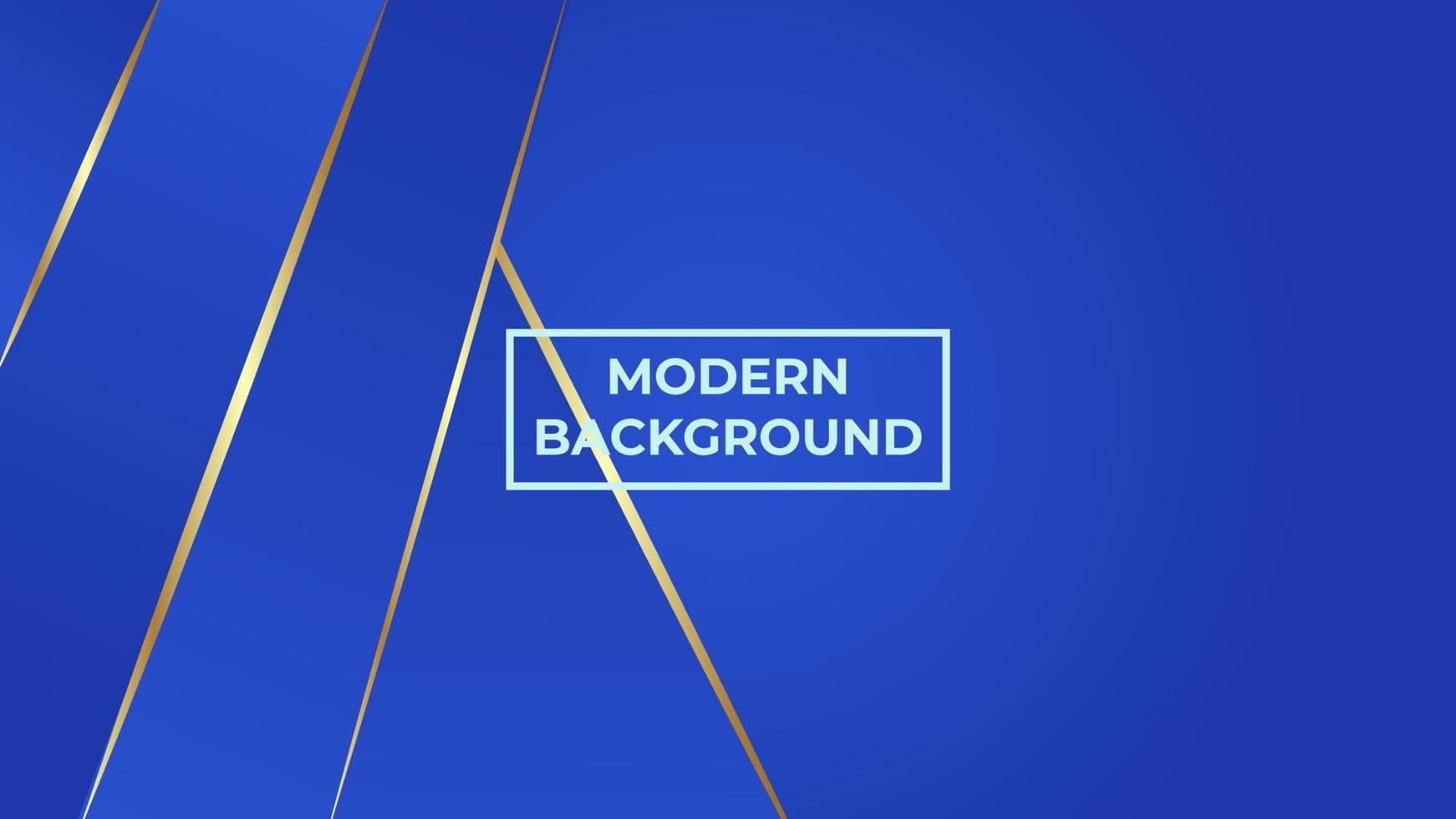 moderner Hintergrund mit goldenen Verlaufslinien und dunkelblauer Farbe, leicht zu bearbeiten vektor