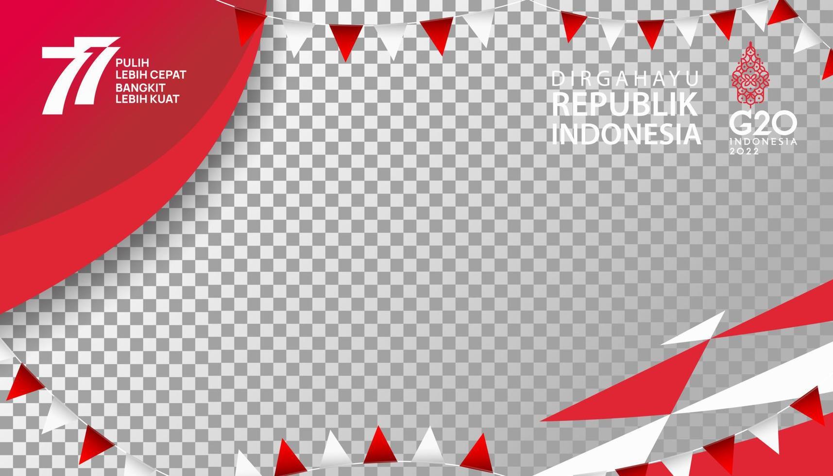 republikens självständighetsdag. illustration affisch mall design vektor