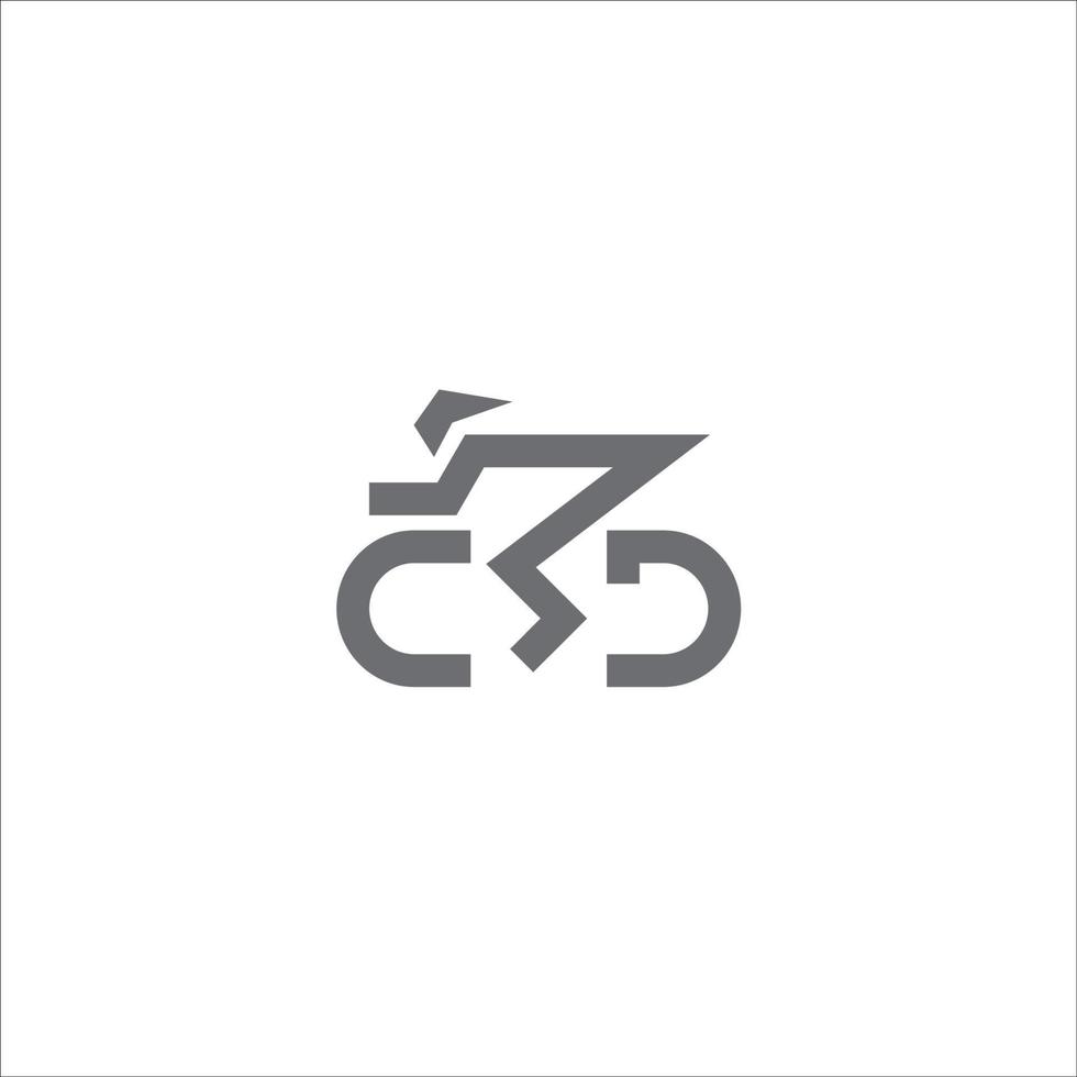 Fahrrad-Logo-Vektor. Fahrrad-Logo-Design-Vorlage vektor