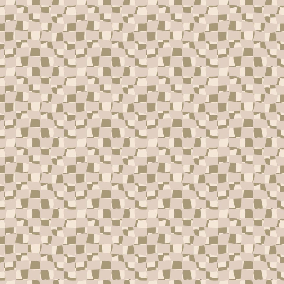 geometrische Grunge-Textur. abstraktes quadratisches nahtloses Muster. vektor