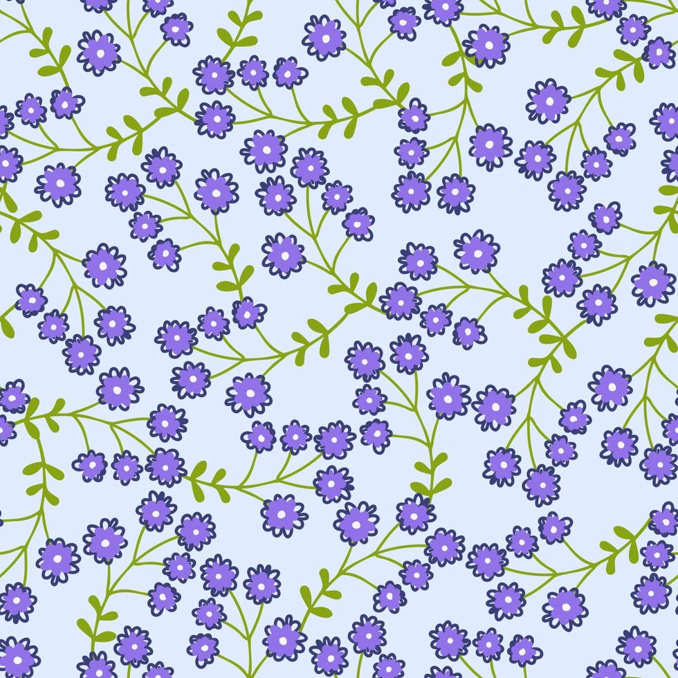 Vintage-Hintergrund mit Blumen-Vektor-Illustration. vektor