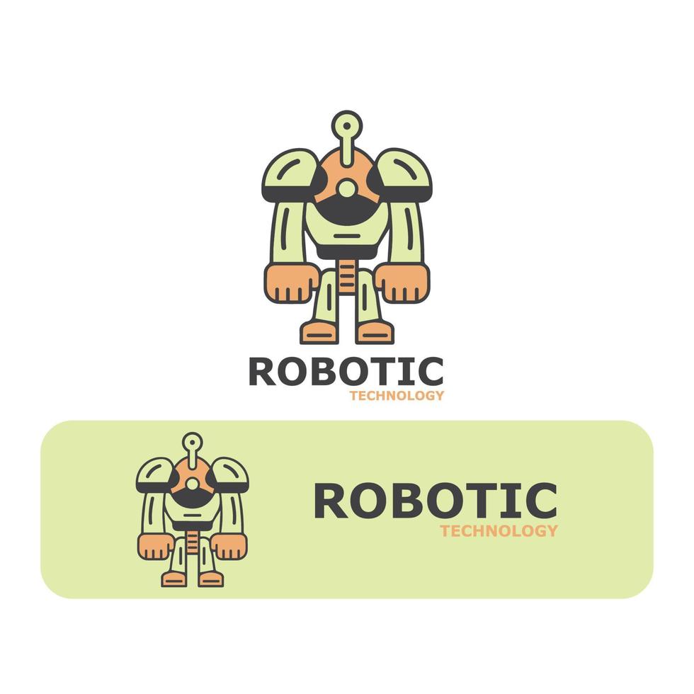 Roboterikonenvektor vektor