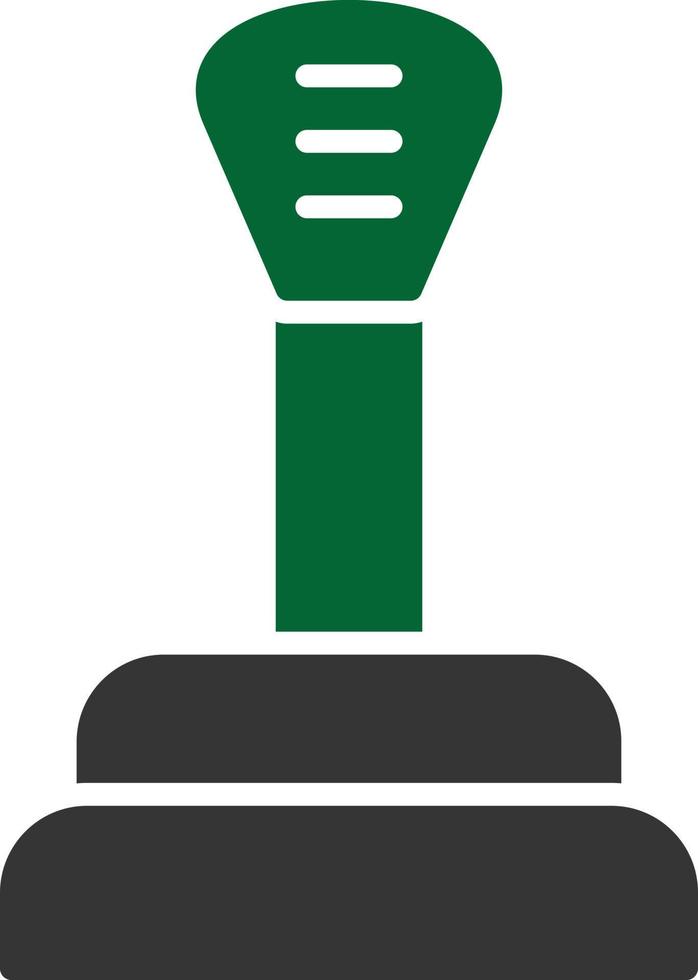 22 - växelstav glyph två färg vektor