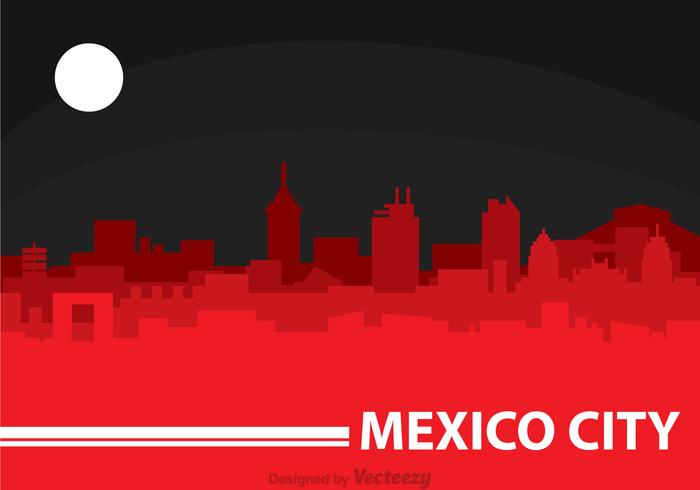 Mexico city night vektor