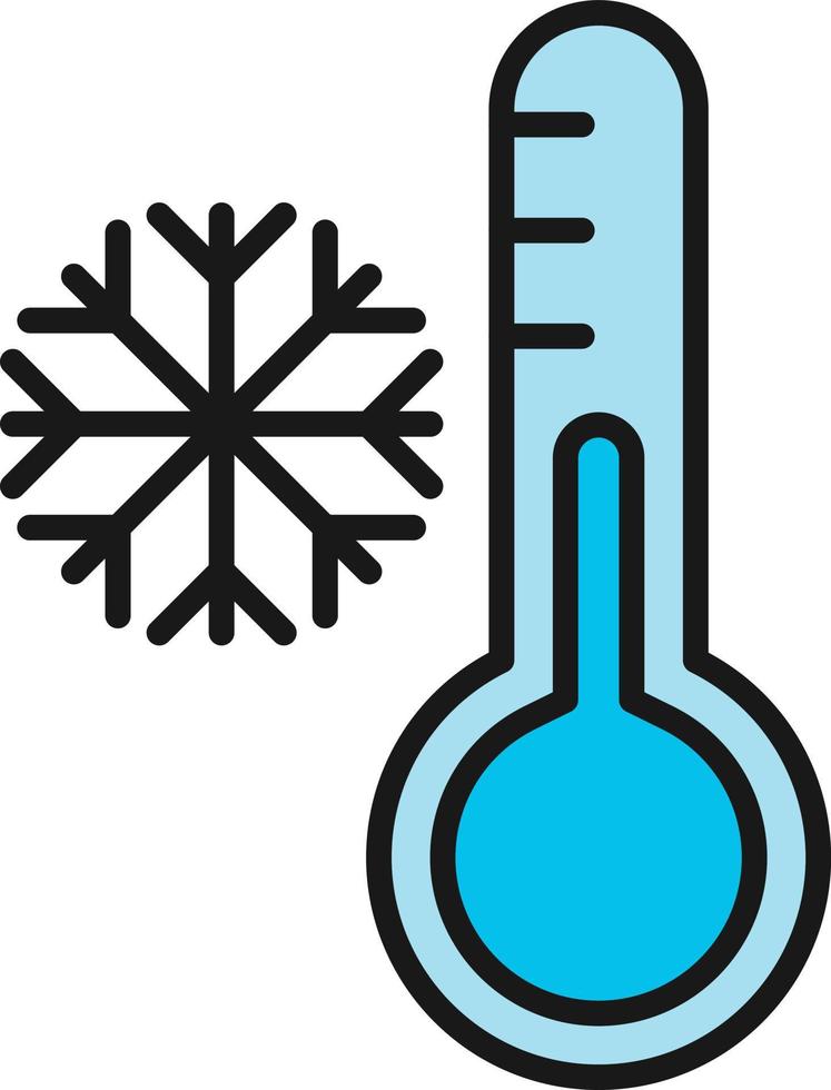 lågtemperaturledning fylld vektor