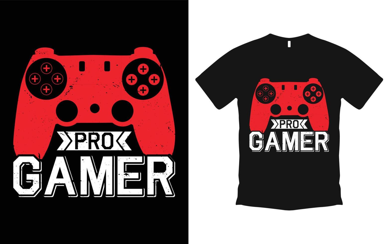 Gaming-Grafik-T-Shirt-Design-Vektor vektor