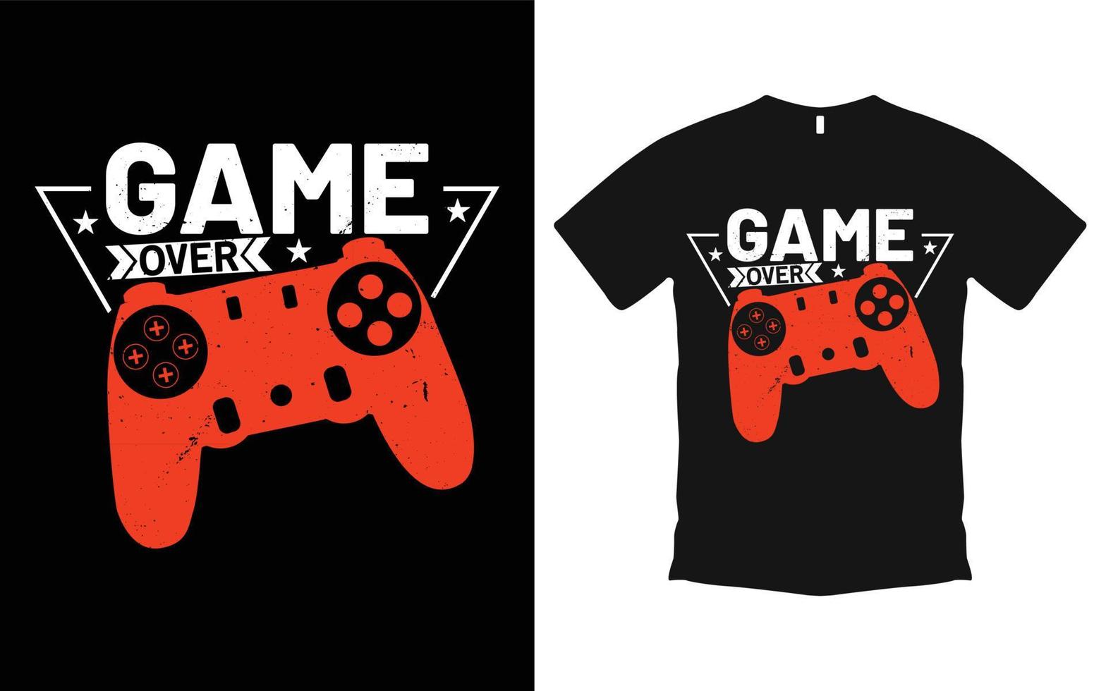 gaming grafisk t-shirt design vektor