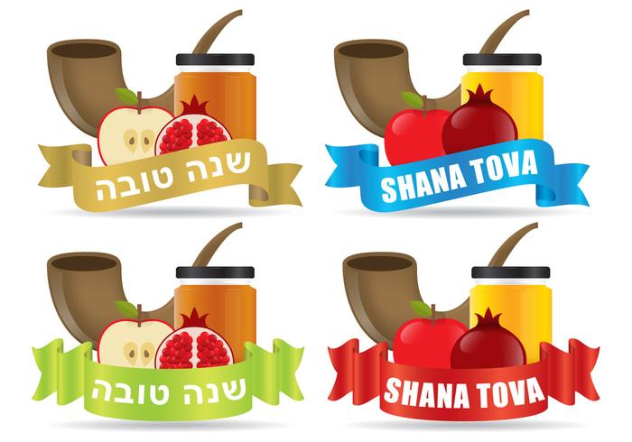 Shana tova designer vektor