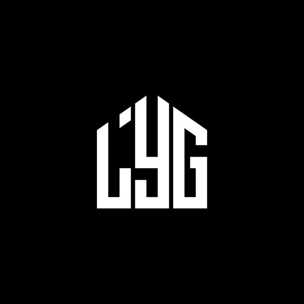 lyg brev logotyp design på svart bakgrund. lyg kreativa initialer brev logotyp koncept. lyg bokstavsdesign. vektor