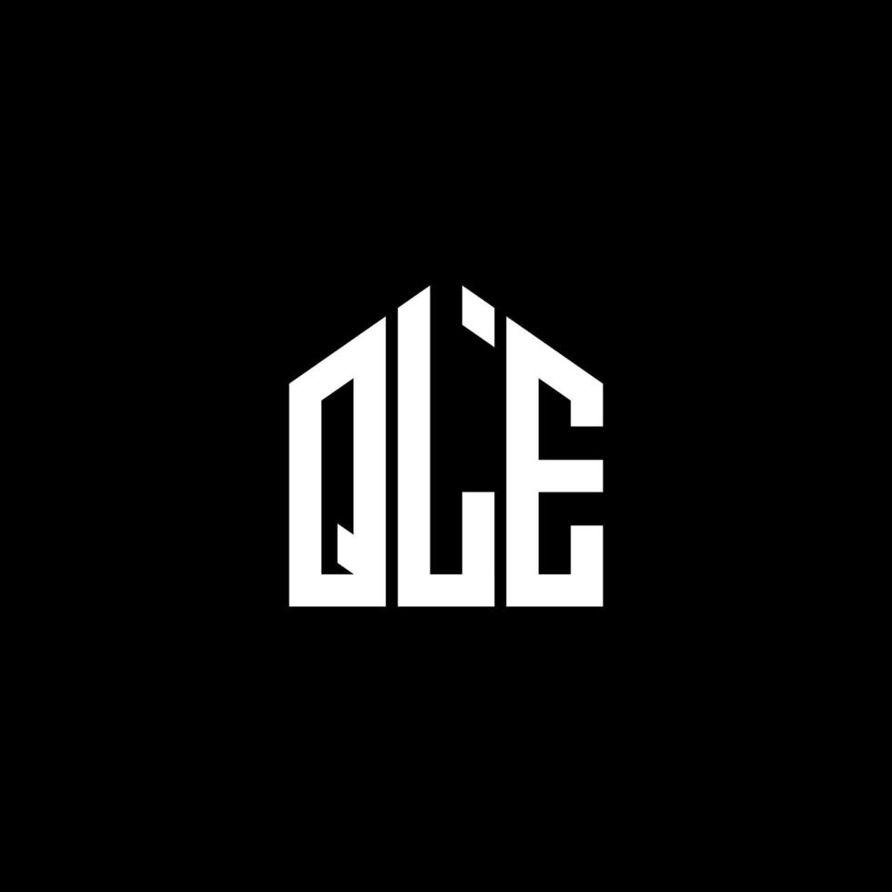 Qle-Brief-Design. Qle-Brief-Logo-Design auf schwarzem Hintergrund. qle kreatives Initialen-Buchstaben-Logo-Konzept. Qle-Brief-Design. Qle-Brief-Logo-Design auf schwarzem Hintergrund. q vektor