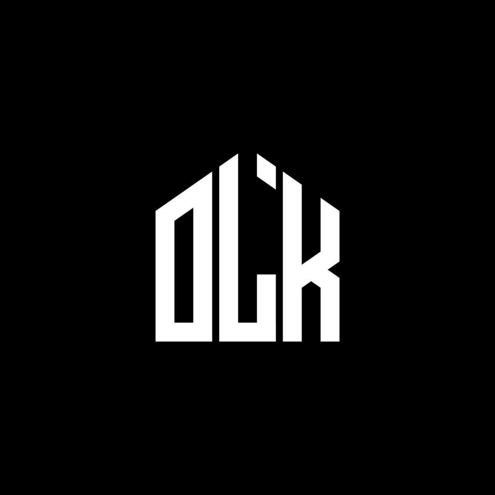 olk-Buchstaben-Design.olk-Buchstaben-Logo-Design auf schwarzem Hintergrund. altes kreatives Initialen-Buchstaben-Logo-Konzept. olk-Buchstaben-Design.olk-Buchstaben-Logo-Design auf schwarzem Hintergrund. Ö vektor