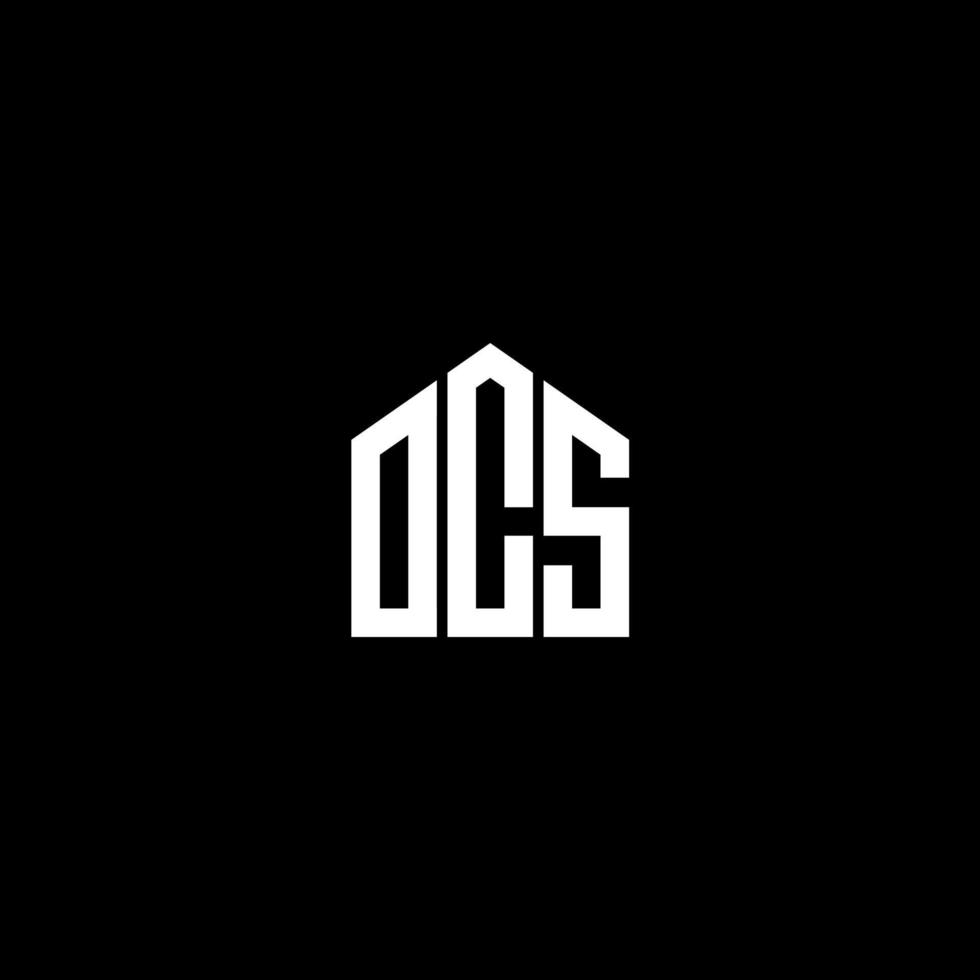 ocs-Brief-Design.ocs-Brief-Logo-Design auf schwarzem Hintergrund. ocs kreative Initialen schreiben Logo-Konzept. ocs-Brief-Design.ocs-Brief-Logo-Design auf schwarzem Hintergrund. Ö vektor