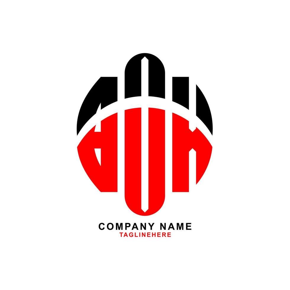 kreatives kastenbuchstabe-logodesign mit weißem hintergrund vektor