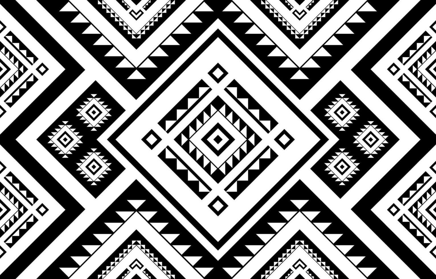 geometriska etniska sömlösa mönster. traditionell inhemsk stil. design för bakgrund, illustration, tapeter, tyg, kläder, matta, broderi vektor